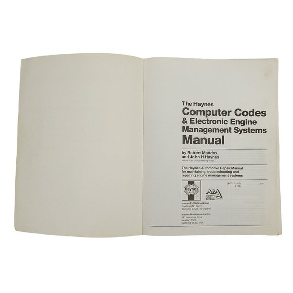 1997 Haynes Techbook Automotive Computer Code Electronic Engine Management 10205 - Picture 7 of 12